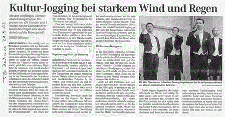 Thurgauer Zeitung, 27. Mai 2002