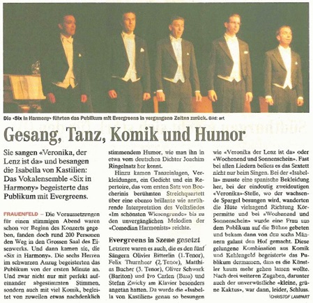 Thurgauer Zeitung, 27. August 2008